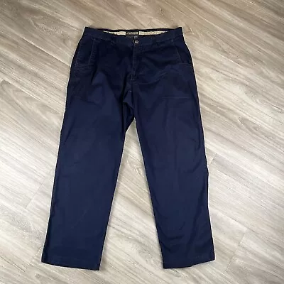 Mountain Khakis Lake Lodge Twill Pants Navy Rugged Stretch Camping Mens 38 X 30 • $22