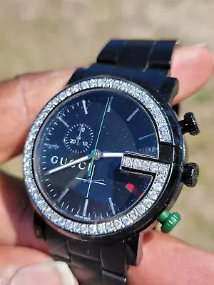 Gucci 101m Chrono Diamond Watch Joe Rodeo  • $1299.99