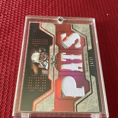 2008 Topps Triple Threads Randy Moss Multi Color Patches Quad /17 Patriots • $100