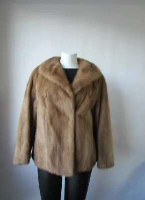 Women's Sz 8  Canadian Mink Fur Coat Jacket MINT+  SALE! • $225