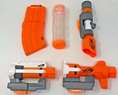 NERF N-Strike Elite Modulus Attachment Lot Barrel Extension Scope Used 5 Pieces • $34.95