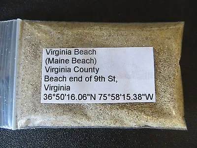 Virginia Virginia Beach (Main Beach) Sand Sample • $1