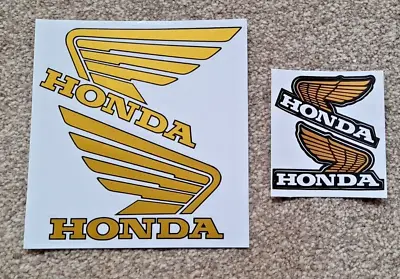 HONDA Gold Wing 2 PAIRS Fuel Tank Wing Decal Vinyl Graphics  Individual Styling • £5.99