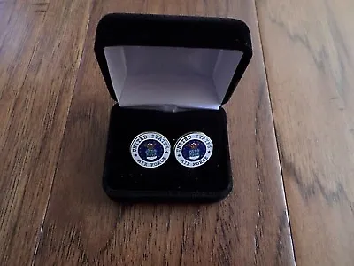 U.s Military Air Force Cufflinks With Jewelry Box 1 Set Cuff Links Boxed • $14.95