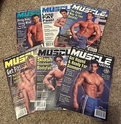 Vintage Muscle Media Fitness Magazine Lot Of (5) From 1998 • $25