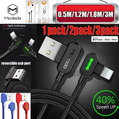 AU TITAN POWER + Smart USB Fast Charging Charger Sync Data Cable 3.0 For IPhone • $15.99