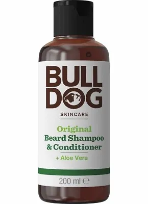 Bulldog Mens Skincare & Grooming Original 2-in-1 Beard Shampoo & Conditioner 200 • £6.50
