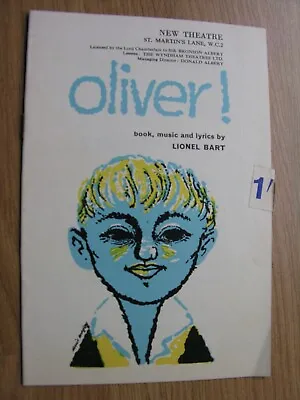 £7.50 • Buy 1965 OLIVER! Lionel Bart Aubrey Woods Nicolette Roeg Robert Bridges Bartlett