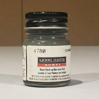 TESTORS MODEL MASTER Acryl Paint #4780 Schwarzgrun RLM 70 - 1/2 Fl. Oz. • $4.99