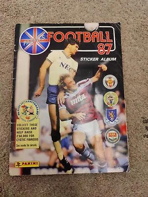 Panini Football 87 Sticker Album 1987 Complete In Good Condition Vintage • £24.99
