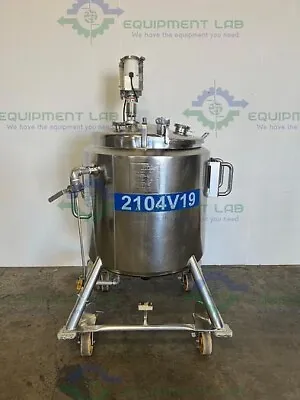 DCI 200 Liter Stainless Steel Jacketed Reactor Mixing Tank W/ PharMix Agitator • $11000