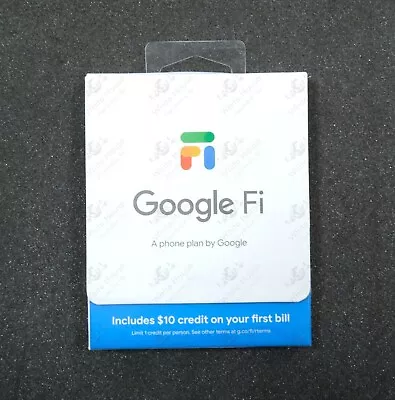 Google Fi SIM Card Kit NEW Tmobile At&t Samsung Net10 Smartphone H20  • $15.97