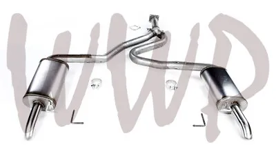 Stainless Steel 2.5  Dual CatBack Exhaust System 80-81 Chevy Corvette C4 5.7L V8 • $369.95