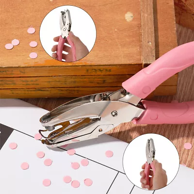 Binding Stationery Scrapbook Hand Tool Paper Cutter Hole Punch Single Hole • £5.37