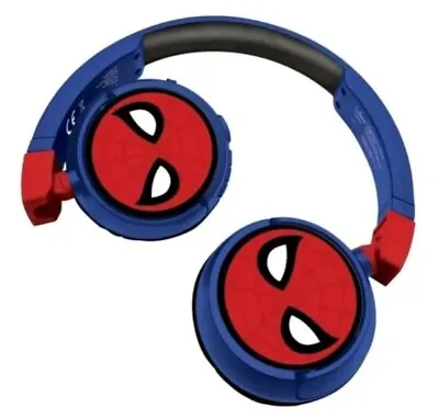 Spiderman 2 In 1 Bluetooth Headphones With Child Friendly  • £25.99