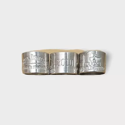 Official Jack Daniels Ducks Unlimited 2010 Single Barrel Silver Leg Band Ring  • £10.99