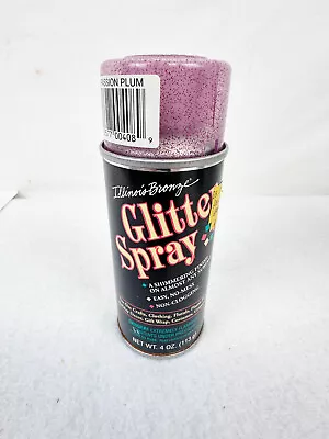 Vintage Illinois Bronze Glitter Spray Can - Passion Plum - Full - Collectors • $19.95
