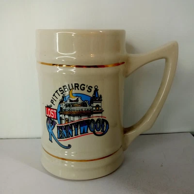 $9.99 • Buy Vtg Kennywood Amusement Park Rollercoaster Souvenir Cup Mug Pittsburgh PA