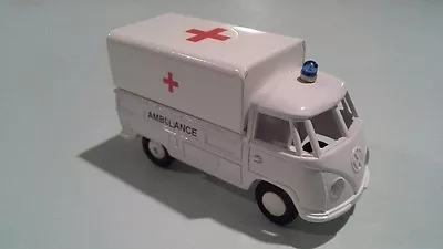 Obsolete BUDGIE TOYS VOLKSWAGEN KOMBI PICK UP Painted In White  AMBULANCE No Box • $42