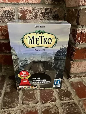 Metro Board Game Dirk Henn Paris 1898 Queen Games New In Box! Sealed! • $35.99