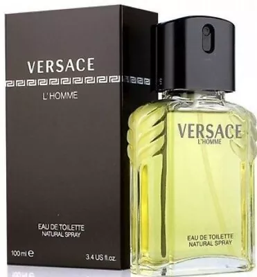 VERSACE L' HOMME Edt 3.3 / 3.4 Oz Cologne For Men New In Box • $25.82