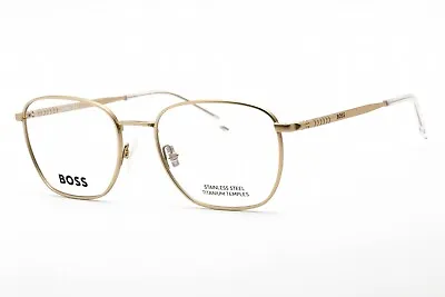 HUGO BOSS HB1415-AOZ-55 Eyeglasses Size 55mm 19mm 145mm Gold Men • $45.79