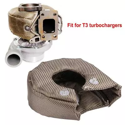 Titanium T3 TURBO BLANKET Heat Shield Beanie Cover Suit INTERNAL Wastegate • £13.89