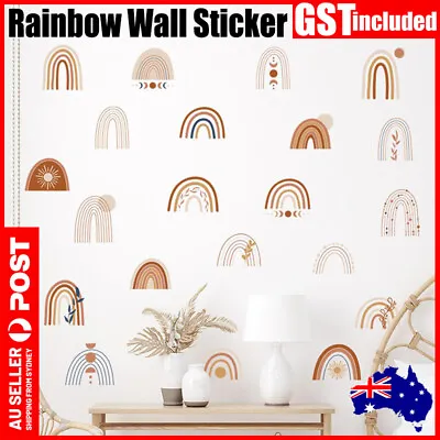 21 Boho Rainbows Removable Wall Decals Stickers Nursery Kids Bedroom AU SELLER • $9.45