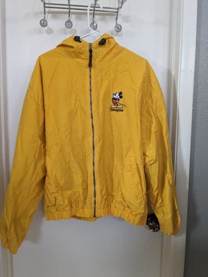 $35 • Buy Mickey Mouse Disneyland Yellow Coat Jacket Size XL
