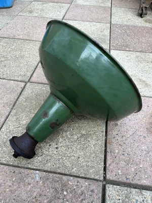 £50 • Buy Vintage Industrial 18” Green Enamel Shade