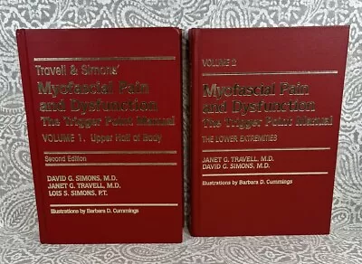 Myofascial Pain And Dysfunction The Trigger Point Manual Vols. 1 + 2 Hardcover  • $175