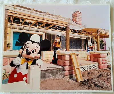 Rare 1996 Walt Disney World Mickey's Toontown Fair Construction Press Photo • $14.99