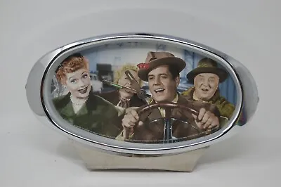  I Love Lucy  Classic Alarm Clock Wind Up Table Top Oval California Here We Come • $29.99