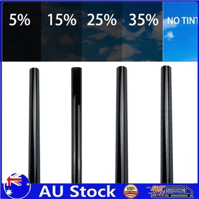 $15.17 • Buy Window Tint Film 5/15/25/35% VLT Black Roll 20 X10ft/20ft Car Auto House Home AU