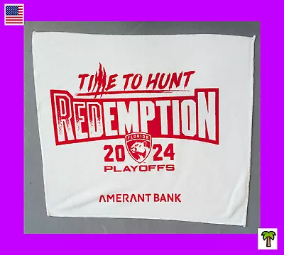 🌴🏒 NHL Florida Panthers 2024 Rally Towel Stanley Cup Playoffs Round1 Game2 NEW • $7.95