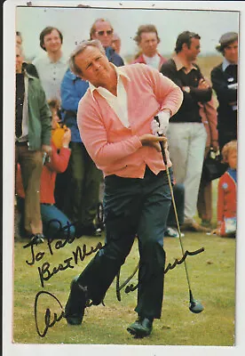 Arnold Palmer - Signed - Col. Golf Picture Card - Rare • $18.66