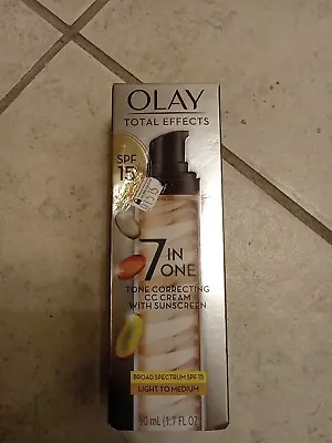 Olay Total Effects 7 In 1 Tone Correcting Cc Cream With Spf 15 • $16.26