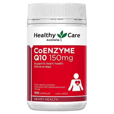NEW Healthy Care CoEnzyme Q10 150mg 100 Capsules HealthyCare COQ10 Heart Health • $23.99