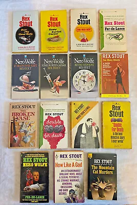 Nero Wolfe By Rex Stout - CHOOSE YOUR TITLE! Good PB 70's # 16 • $6.95