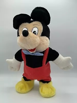 Vintage DISNEY 1987 Mickey Mouse Dancing Little Boppers Worlds Of Wonder  Plush • £8.67