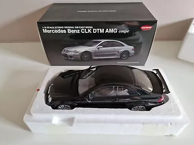 Kyosho 1/18 Mercedes Benz CLK DTM AMG Coupe - Black - 2002 - 08461BK • $219.99