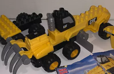 Mega Bloks Cat 613 Motor Grader Construction Set Incomplete EXTRA PARTS • $16