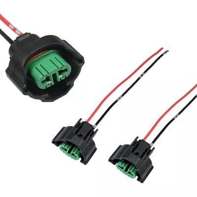 2Pcs H11 H8 Female Connector Adapter Harness Wiring Socket Plug Fog Light DRL  • $10.96