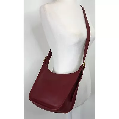 Vintage Coach Red Janice Legacy Shoulder Bag 9950 Leather Classic Purse • $119.94