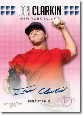 IAN CLARKIN 2013 Rize Rookie Autograph PINK Auto RC LE/200 • $11.99