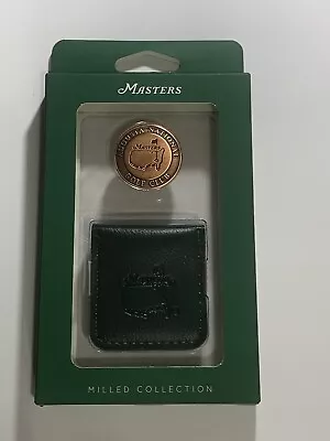 2024 Masters Golf Milled Ball Marker With Case Augusta National Pga New • $44.95