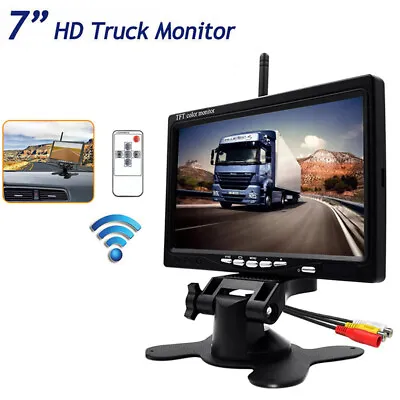 7inch TFT LCD Color Car Monitor Screen For Rear View Reverse Backup Truck Camera • $34.99