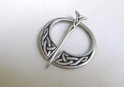 £49.99 • Buy Vintage Scottish Signed John Hart Iona Penannular Sterling Silver Brooch 1962