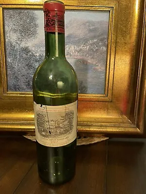 Chateau Mouton Rothschild Wine Bottle Empty 1960 RARE Collectible 750ML No Cork • $40