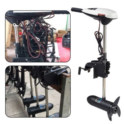 $186 • Buy 660W 65LBS Electric Outboard 12V Trolling Motor Fishing Boat Kayak Engine Motor